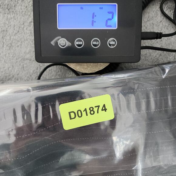 Maggie Barnes Pants Womens 30W Gray White Striped High Rise Tapered Stretch - Picture 10 of 10